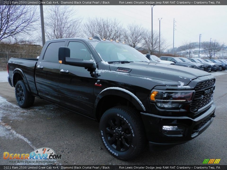 2021 Ram 2500 Limited Crew Cab 4x4 Diamond Black Crystal Pearl / Black Photo #3