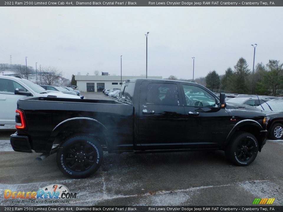 2021 Ram 2500 Limited Crew Cab 4x4 Diamond Black Crystal Pearl / Black Photo #4