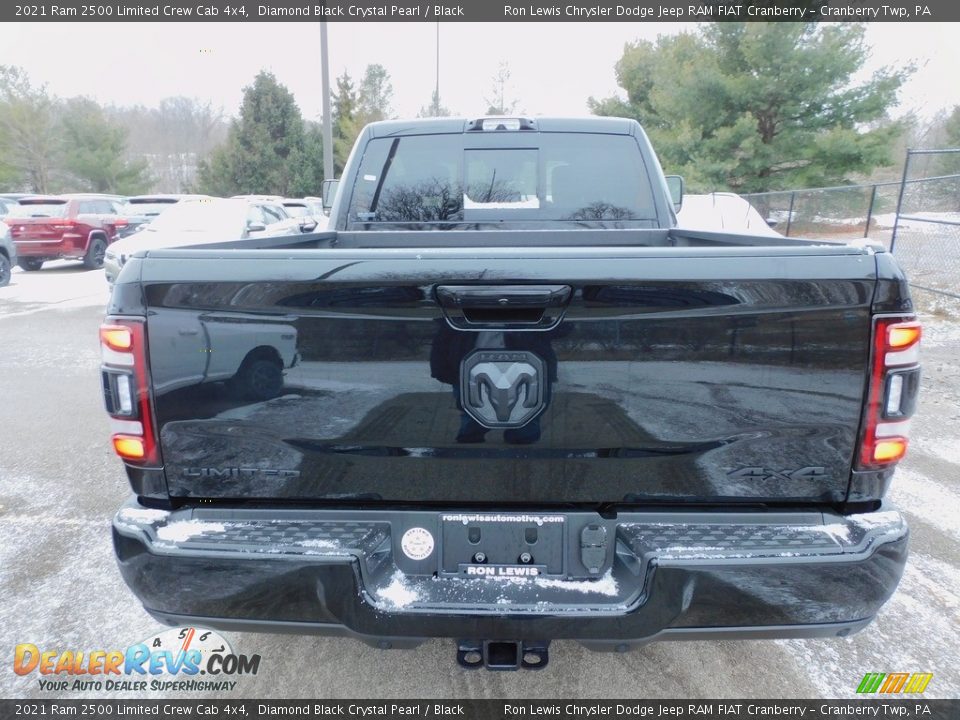 2021 Ram 2500 Limited Crew Cab 4x4 Diamond Black Crystal Pearl / Black Photo #6