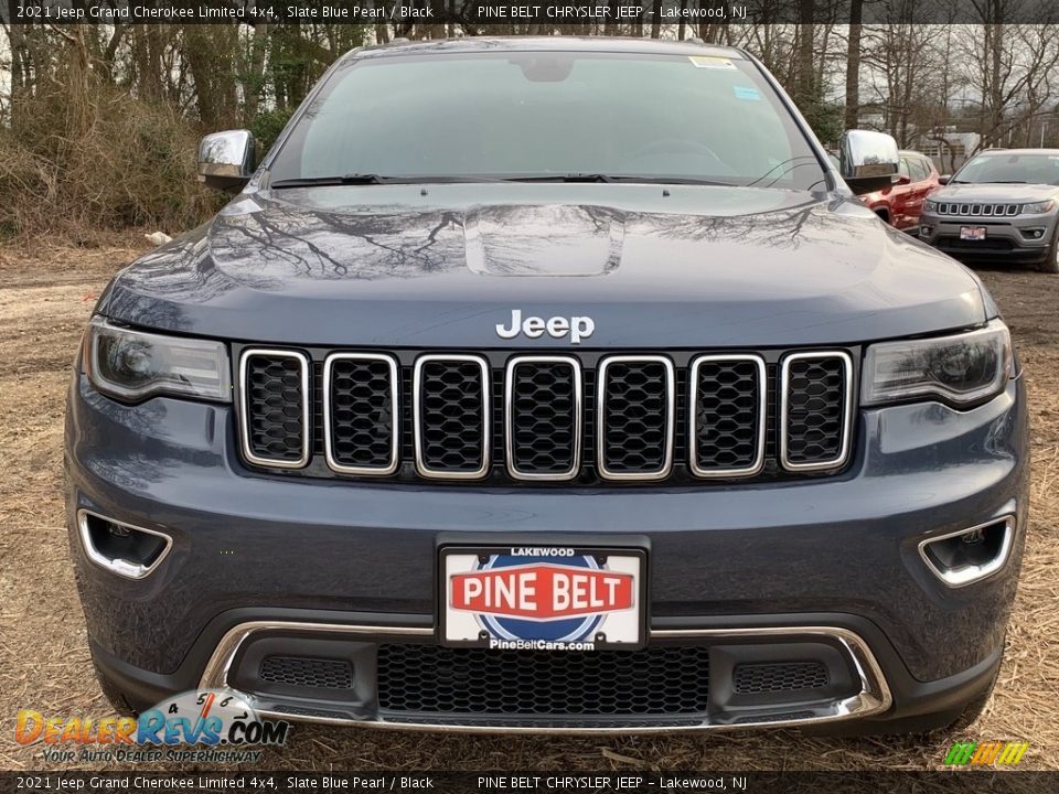 2021 Jeep Grand Cherokee Limited 4x4 Slate Blue Pearl / Black Photo #3