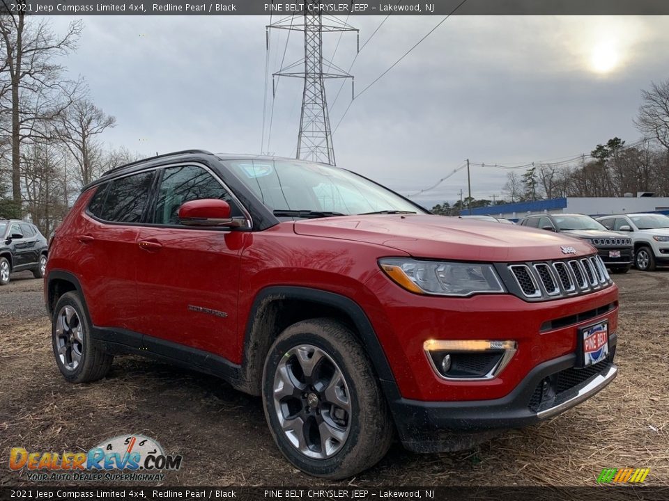 2021 Jeep Compass Limited 4x4 Redline Pearl / Black Photo #1