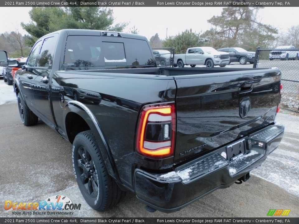 2021 Ram 2500 Limited Crew Cab 4x4 Diamond Black Crystal Pearl / Black Photo #8