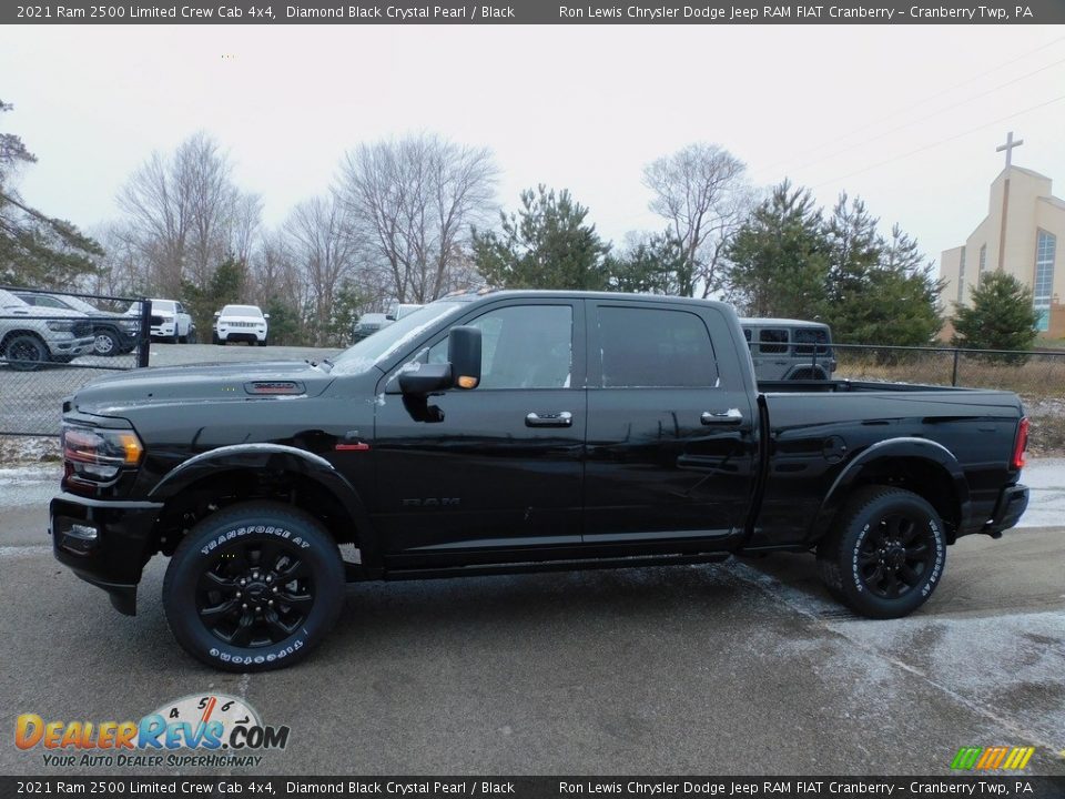 2021 Ram 2500 Limited Crew Cab 4x4 Diamond Black Crystal Pearl / Black Photo #9