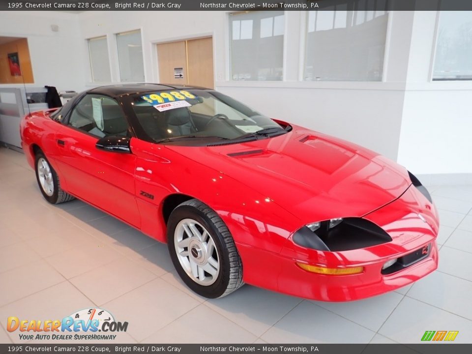 1995 Chevrolet Camaro Z28 Coupe Bright Red / Dark Gray Photo #6