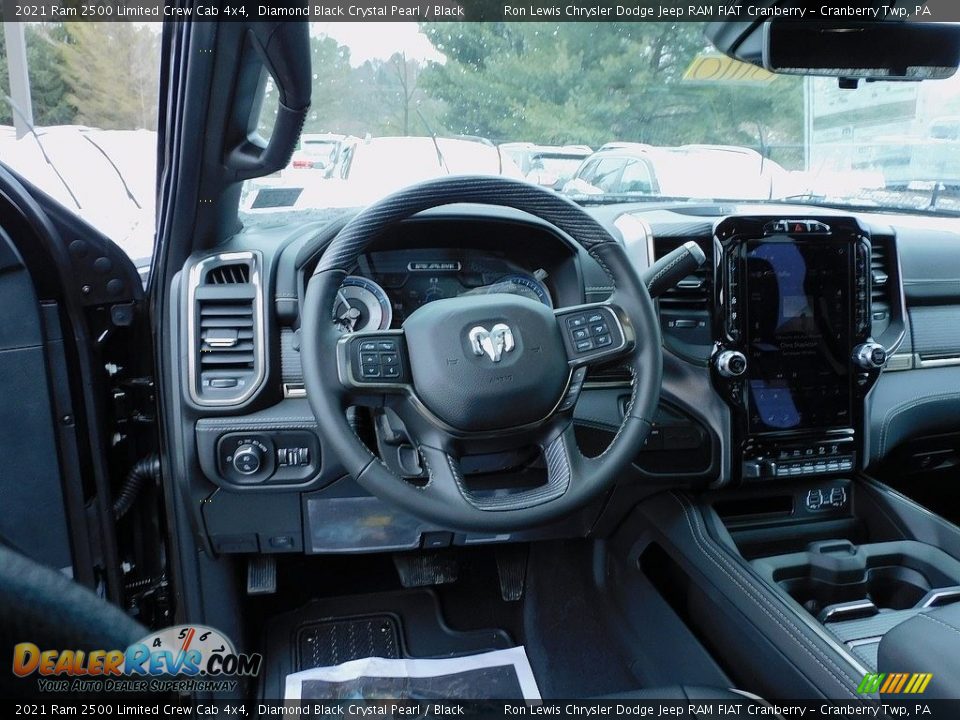 Dashboard of 2021 Ram 2500 Limited Crew Cab 4x4 Photo #13