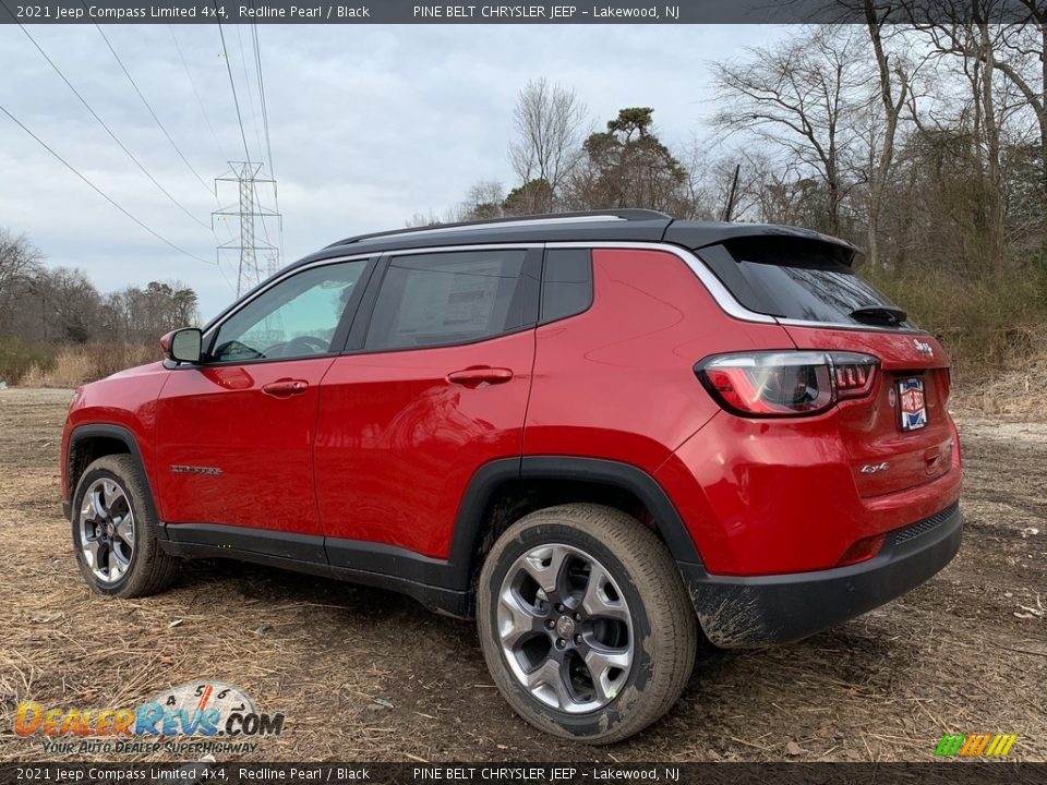 2021 Jeep Compass Limited 4x4 Redline Pearl / Black Photo #6