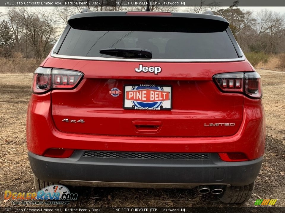 2021 Jeep Compass Limited 4x4 Redline Pearl / Black Photo #7