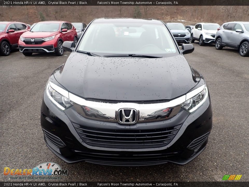 2021 Honda HR-V LX AWD Crystal Black Pearl / Black Photo #8