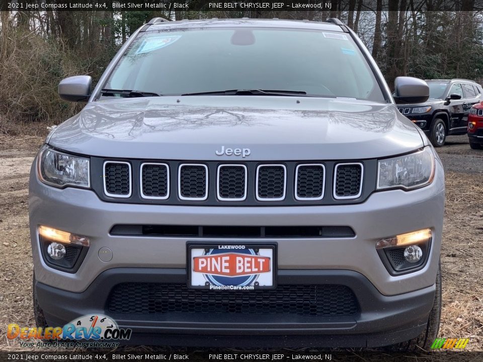2021 Jeep Compass Latitude 4x4 Billet Silver Metallic / Black Photo #3