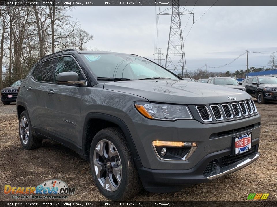 2021 Jeep Compass Limited 4x4 Sting-Gray / Black Photo #1