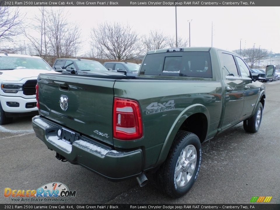 2021 Ram 2500 Laramie Crew Cab 4x4 Olive Green Pearl / Black Photo #5