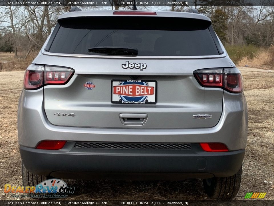 2021 Jeep Compass Latitude 4x4 Billet Silver Metallic / Black Photo #7