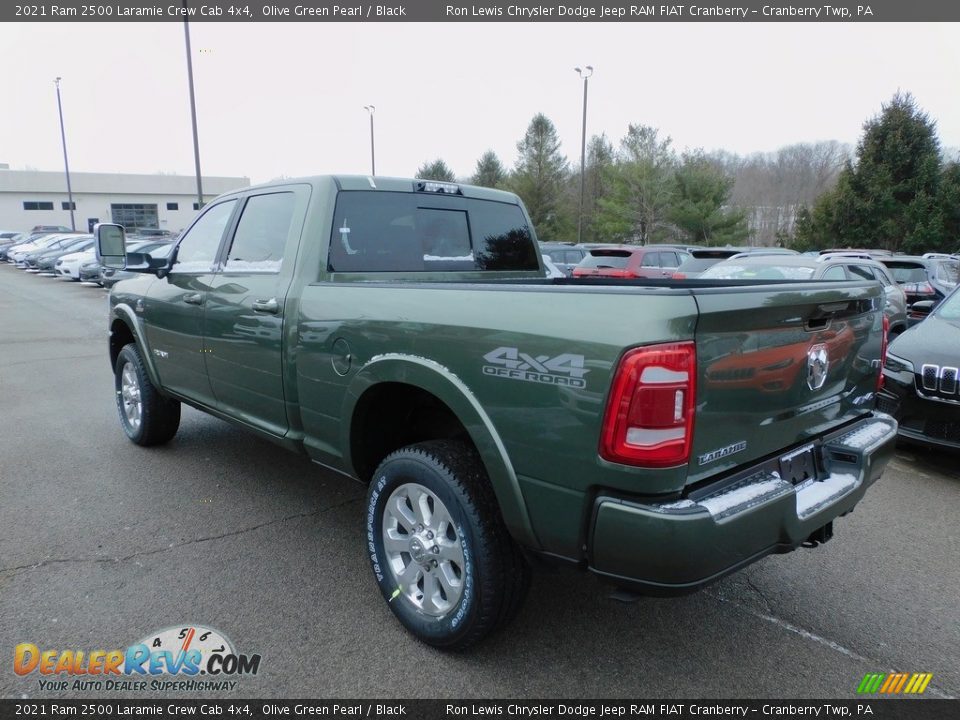 2021 Ram 2500 Laramie Crew Cab 4x4 Olive Green Pearl / Black Photo #8