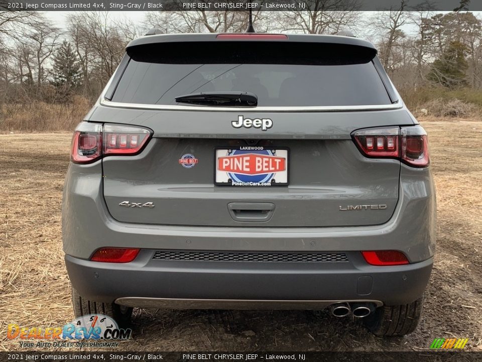 2021 Jeep Compass Limited 4x4 Sting-Gray / Black Photo #7