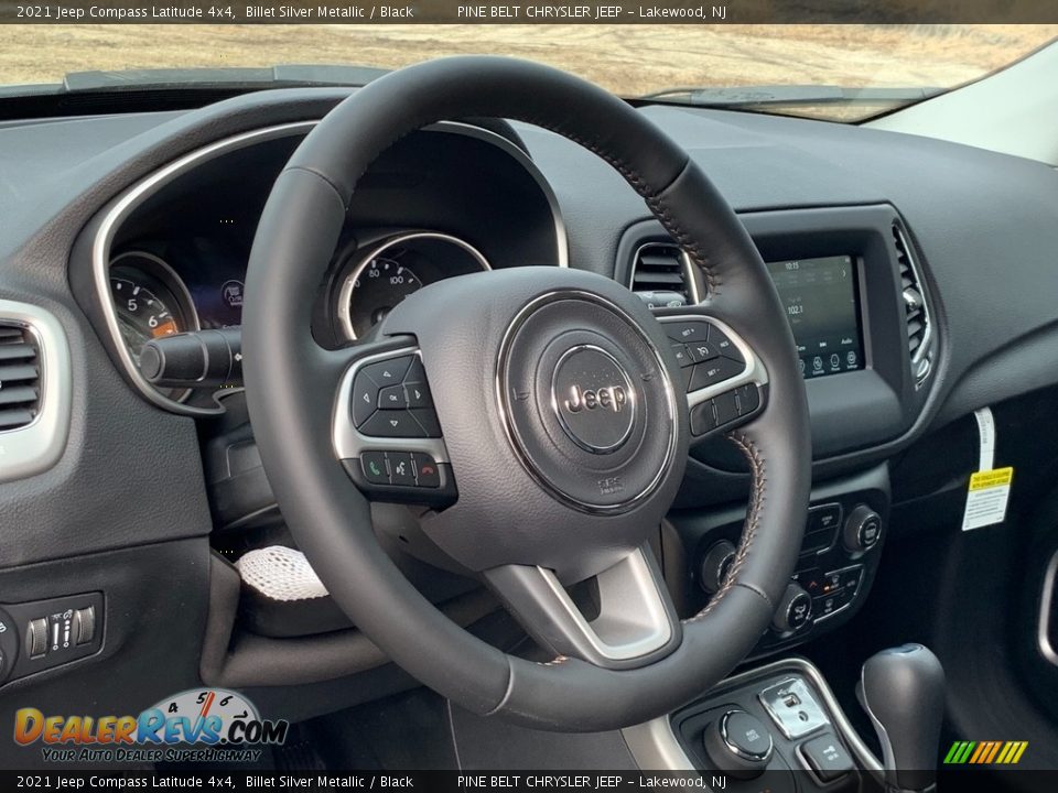 2021 Jeep Compass Latitude 4x4 Billet Silver Metallic / Black Photo #12