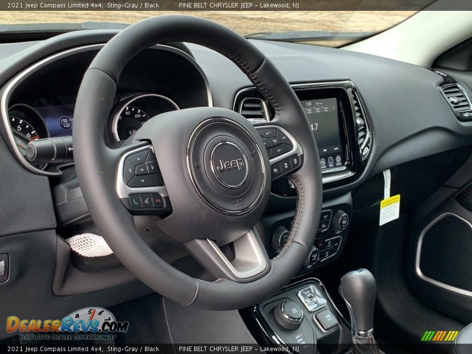 2021 Jeep Compass Limited 4x4 Sting-Gray / Black Photo #12