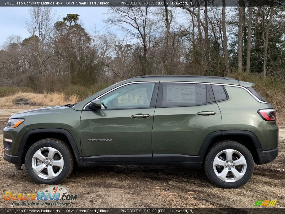 Olive Green Pearl 2021 Jeep Compass Latitude 4x4 Photo #4