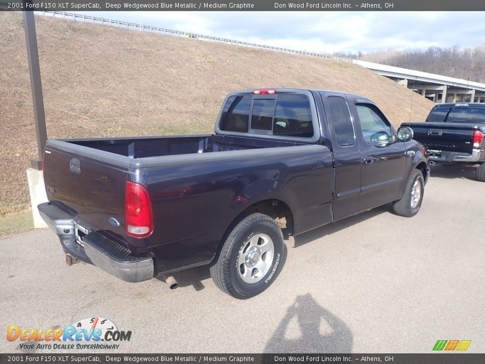 Deep Wedgewood Blue Metallic 2001 Ford F150 XLT SuperCab Photo #12