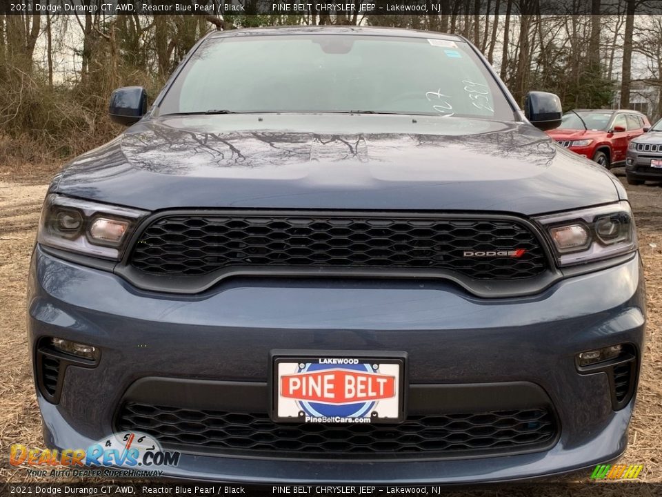 2021 Dodge Durango GT AWD Reactor Blue Pearl / Black Photo #3