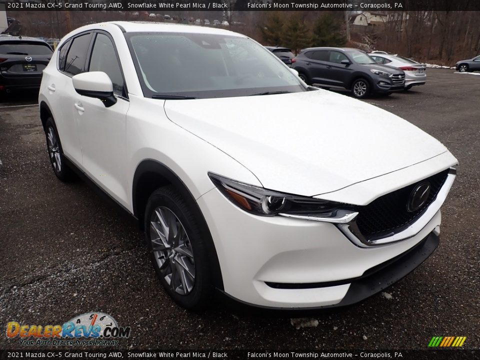 2021 Mazda CX-5 Grand Touring AWD Snowflake White Pearl Mica / Black Photo #3