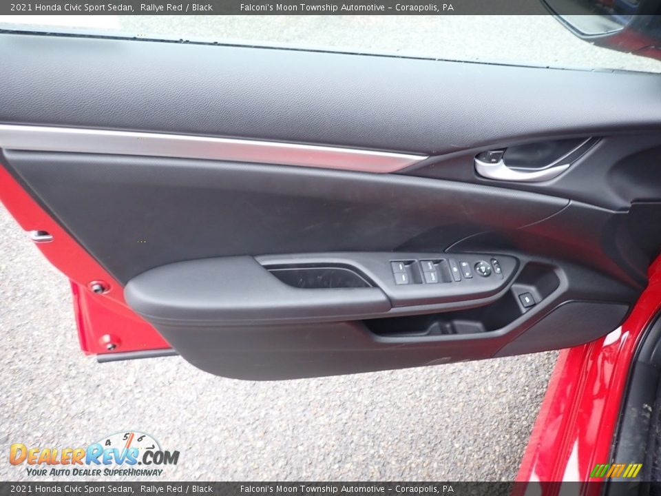2021 Honda Civic Sport Sedan Rallye Red / Black Photo #13