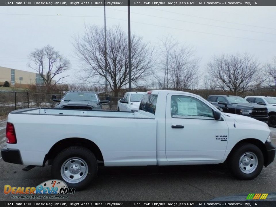 2021 Ram 1500 Classic Regular Cab Bright White / Diesel Gray/Black Photo #4