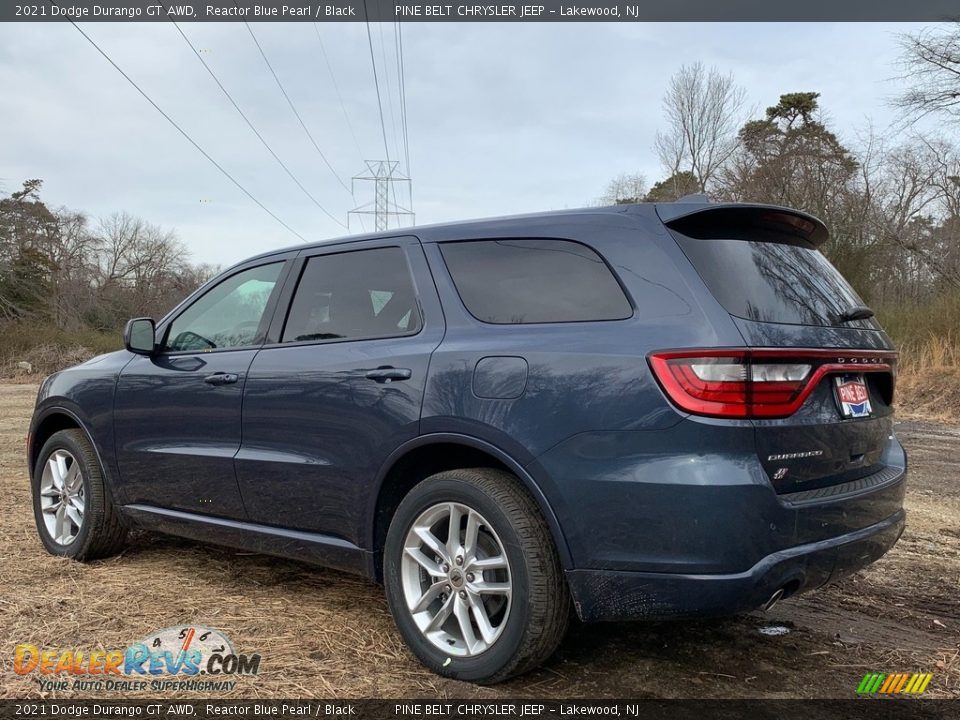 2021 Dodge Durango GT AWD Reactor Blue Pearl / Black Photo #6