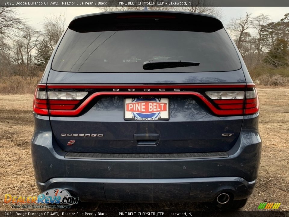 2021 Dodge Durango GT AWD Reactor Blue Pearl / Black Photo #7