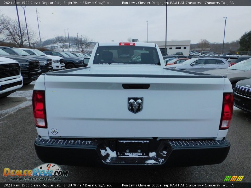 2021 Ram 1500 Classic Regular Cab Bright White / Diesel Gray/Black Photo #6