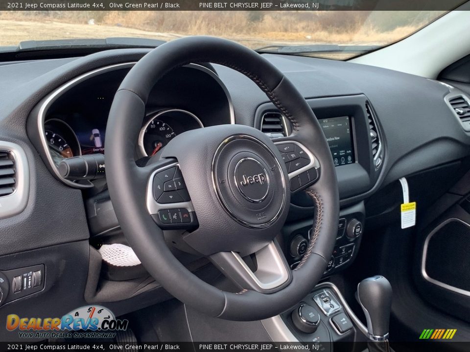 2021 Jeep Compass Latitude 4x4 Olive Green Pearl / Black Photo #12