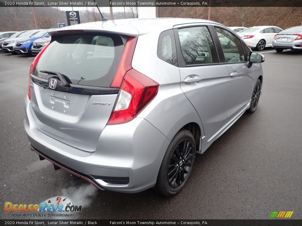 2020 Honda Fit Sport Lunar Silver Metallic / Black Photo #6