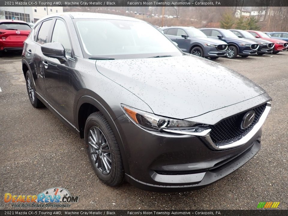 2021 Mazda CX-5 Touring AWD Machine Gray Metallic / Black Photo #3