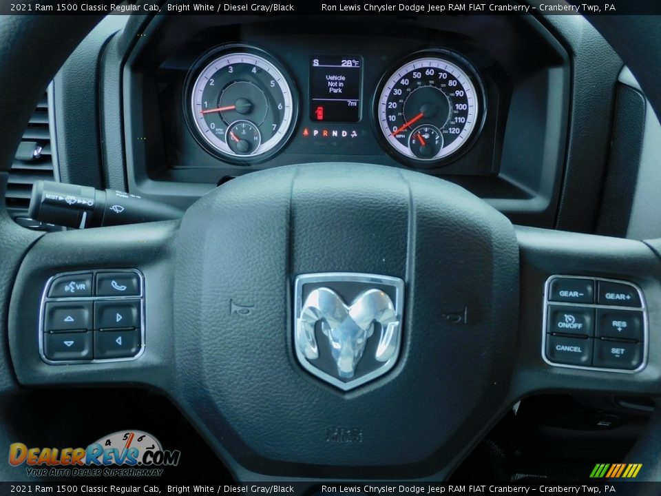 2021 Ram 1500 Classic Regular Cab Bright White / Diesel Gray/Black Photo #19