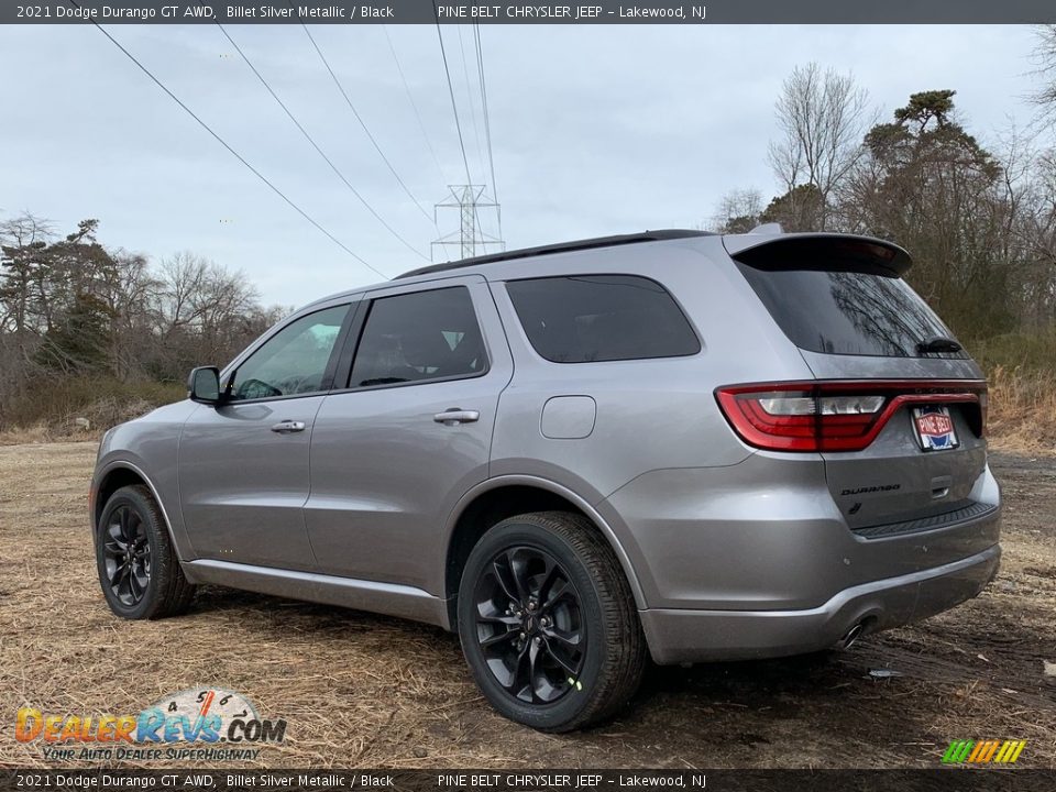 2021 Dodge Durango GT AWD Billet Silver Metallic / Black Photo #6