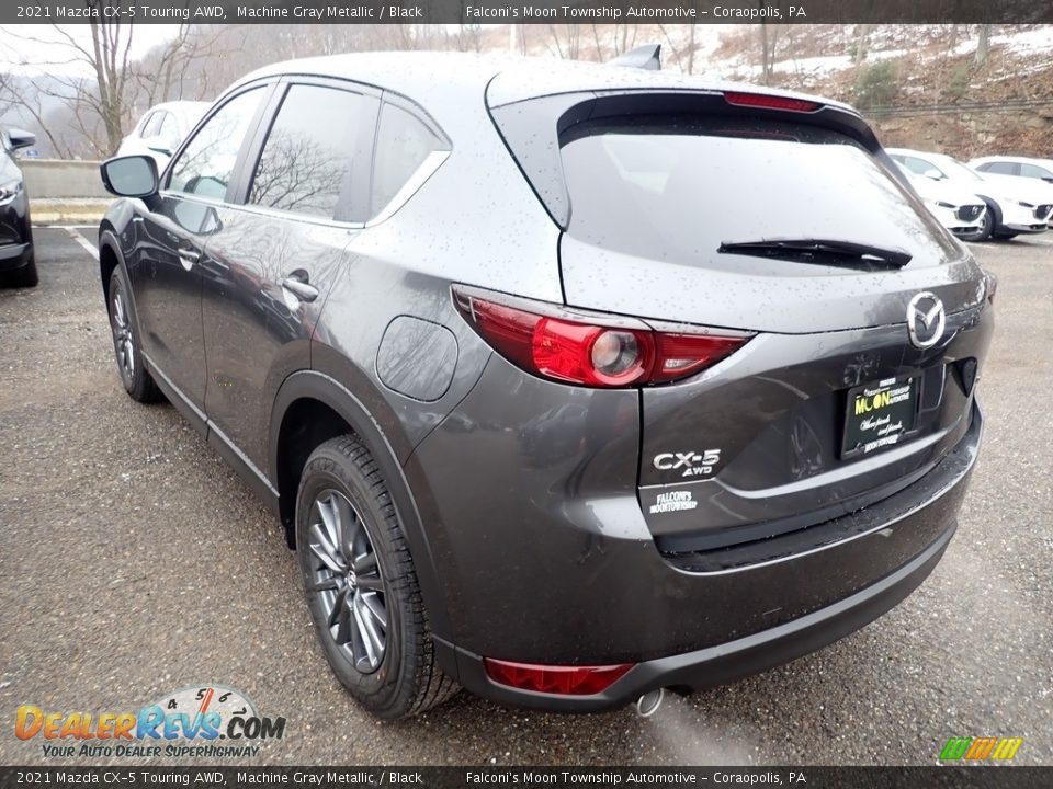 2021 Mazda CX-5 Touring AWD Machine Gray Metallic / Black Photo #6