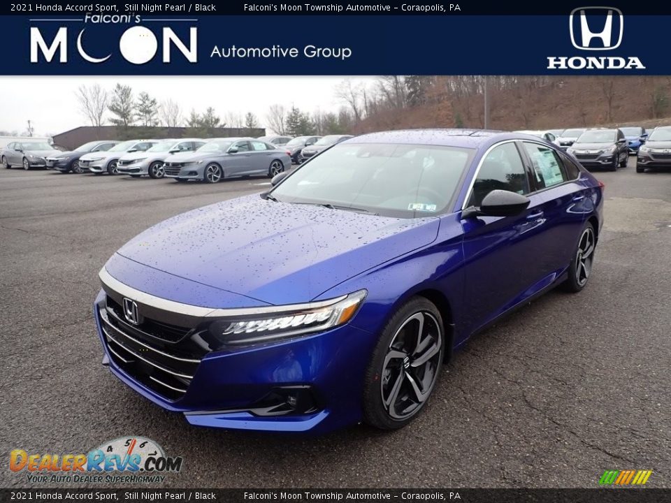 2021 Honda Accord Sport Still Night Pearl / Black Photo #1