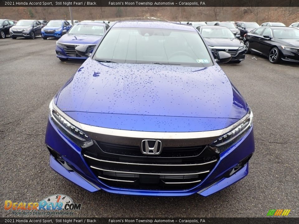 2021 Honda Accord Sport Still Night Pearl / Black Photo #8