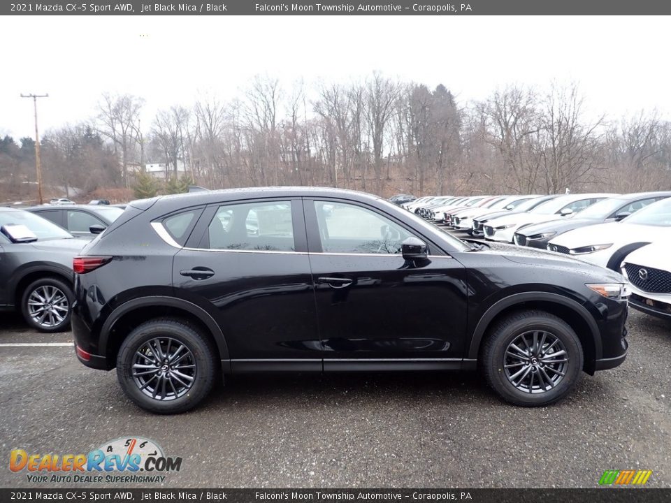 2021 Mazda CX-5 Sport AWD Jet Black Mica / Black Photo #1