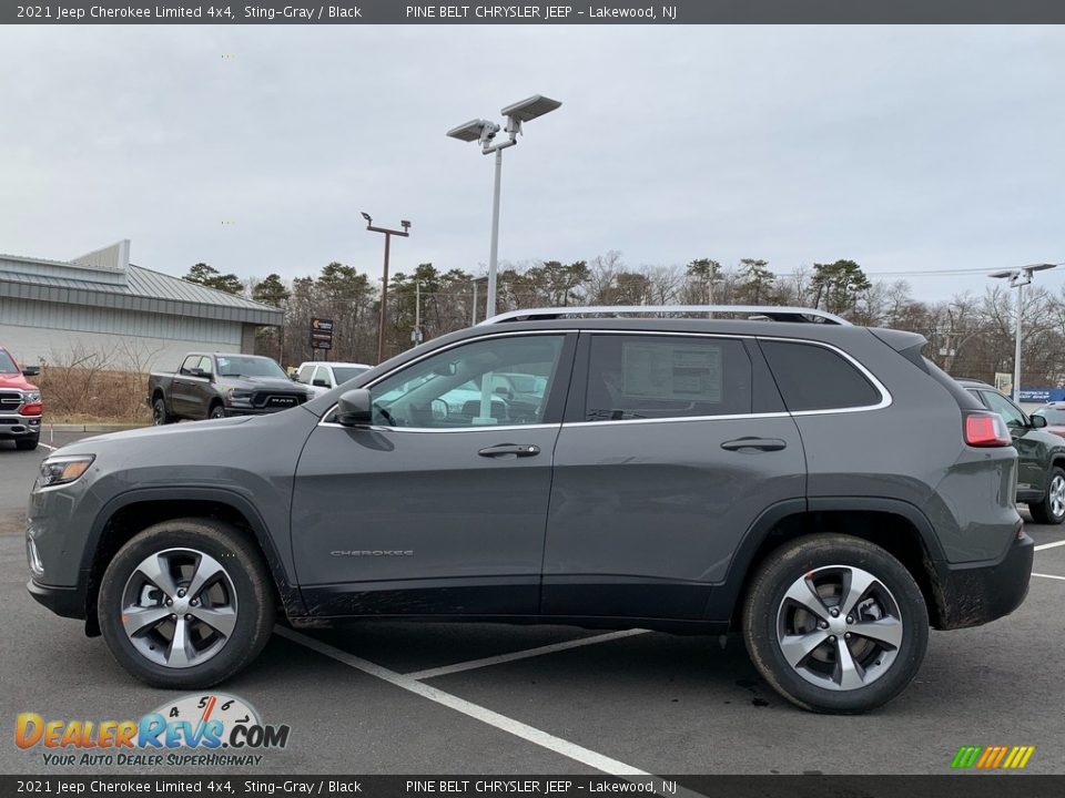 2021 Jeep Cherokee Limited 4x4 Sting-Gray / Black Photo #4