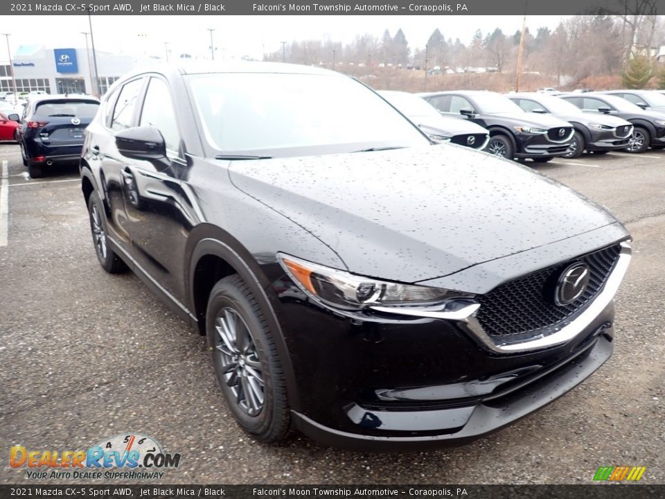 2021 Mazda CX-5 Sport AWD Jet Black Mica / Black Photo #3