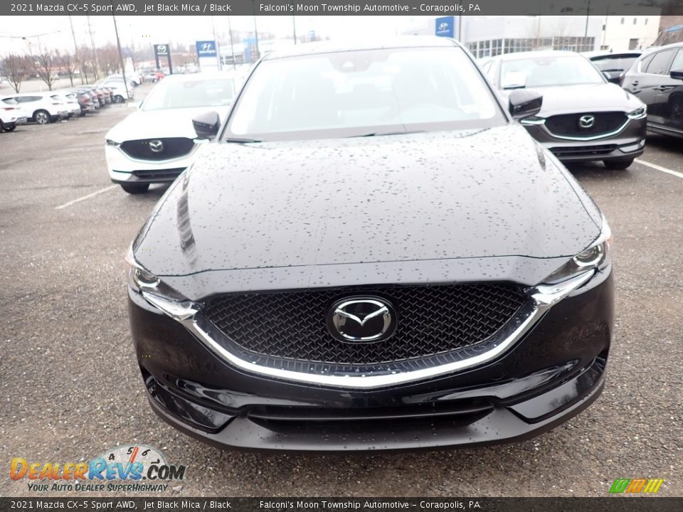 2021 Mazda CX-5 Sport AWD Jet Black Mica / Black Photo #4