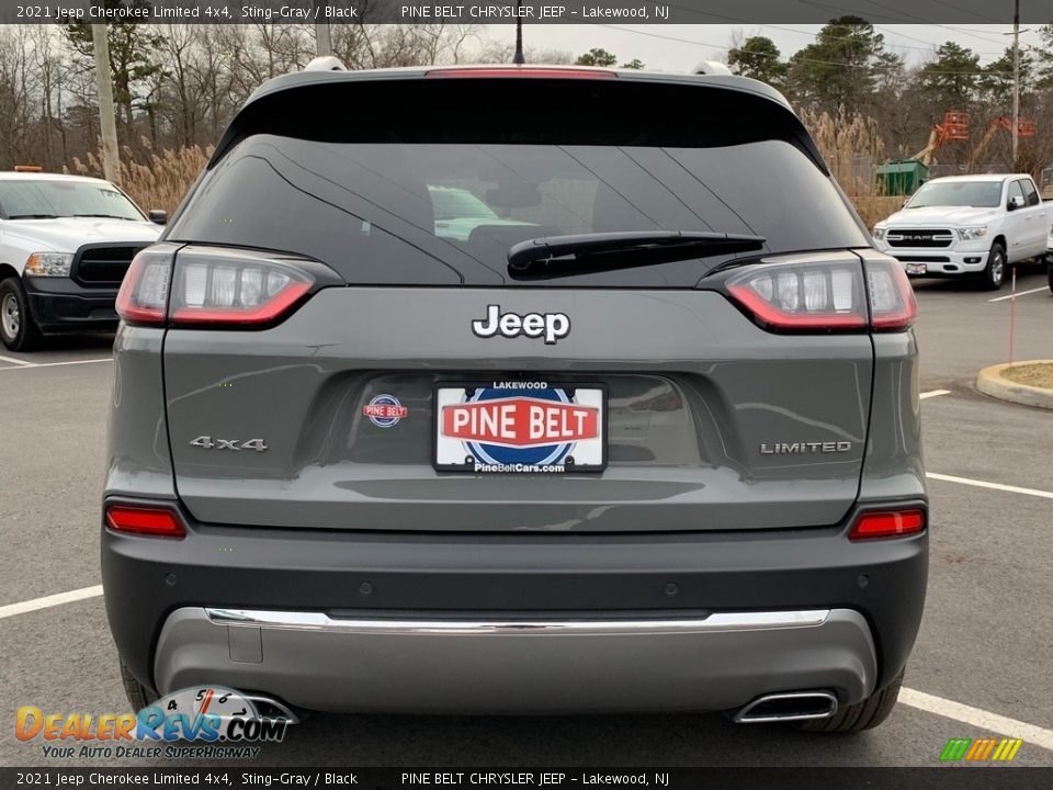 2021 Jeep Cherokee Limited 4x4 Sting-Gray / Black Photo #7