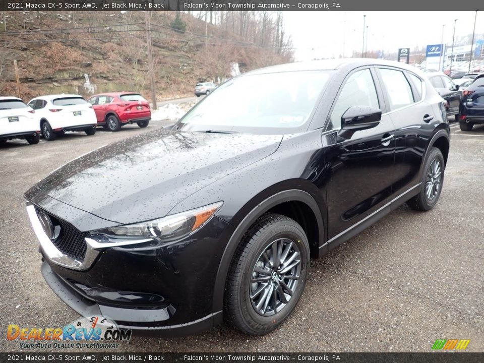 2021 Mazda CX-5 Sport AWD Jet Black Mica / Black Photo #5