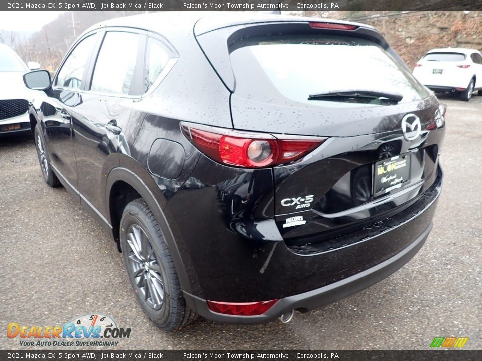 2021 Mazda CX-5 Sport AWD Jet Black Mica / Black Photo #6