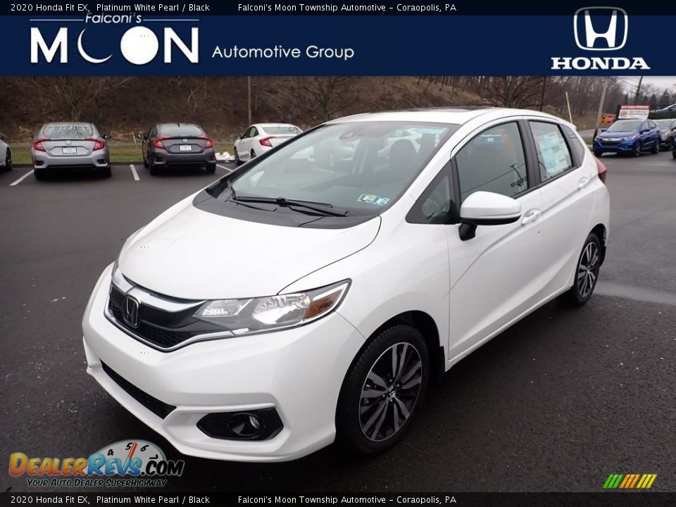 2020 Honda Fit EX Platinum White Pearl / Black Photo #1