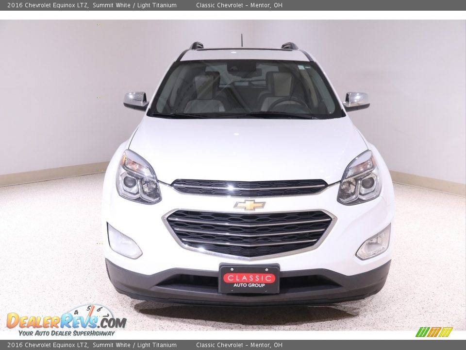 2016 Chevrolet Equinox LTZ Summit White / Light Titanium Photo #2