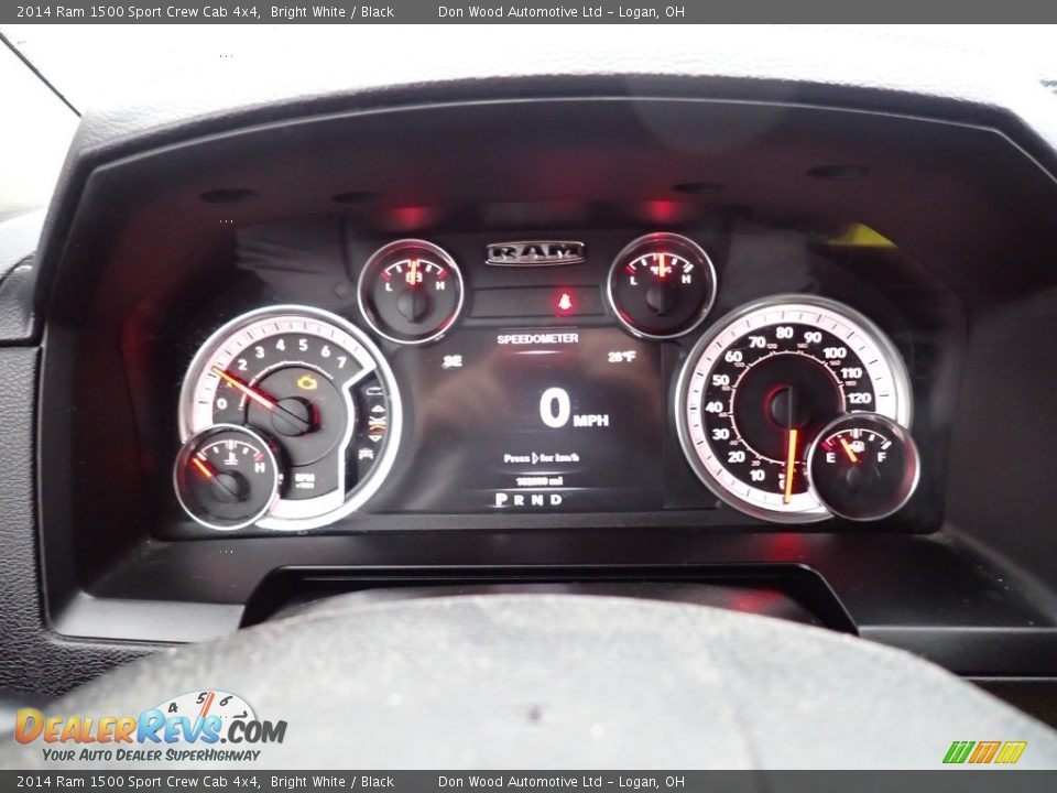 2014 Ram 1500 Sport Crew Cab 4x4 Gauges Photo #20