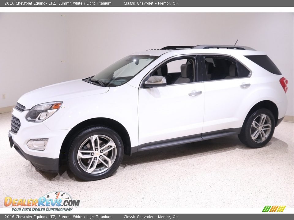 2016 Chevrolet Equinox LTZ Summit White / Light Titanium Photo #3