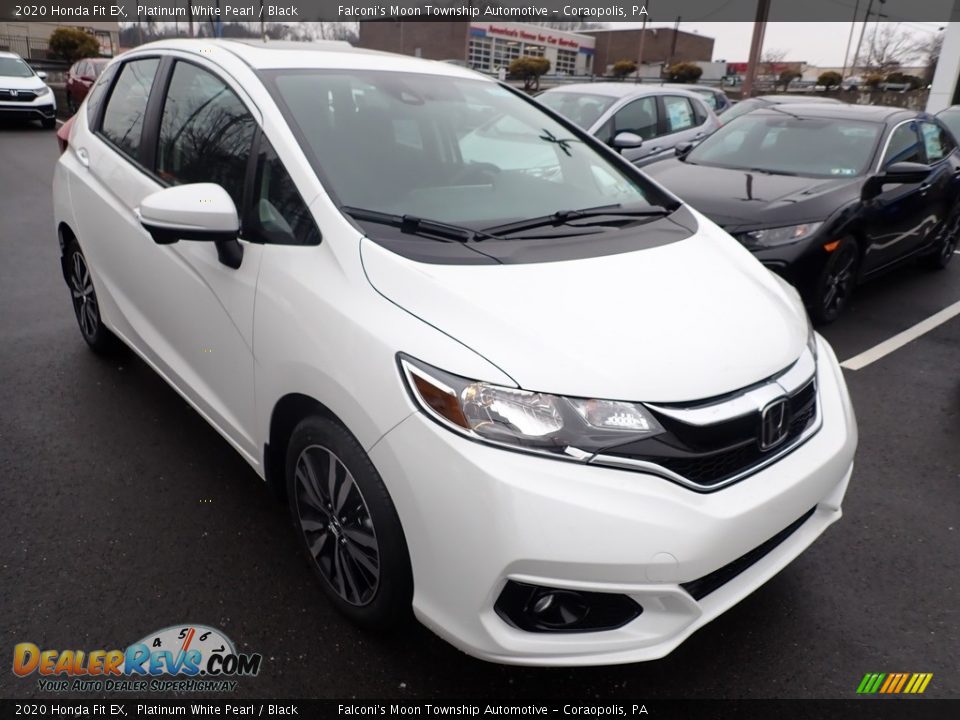 2020 Honda Fit EX Platinum White Pearl / Black Photo #6