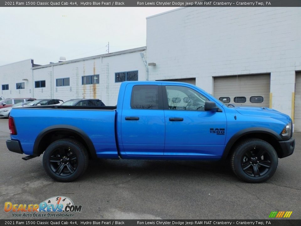 Hydro Blue Pearl 2021 Ram 1500 Classic Quad Cab 4x4 Photo #4